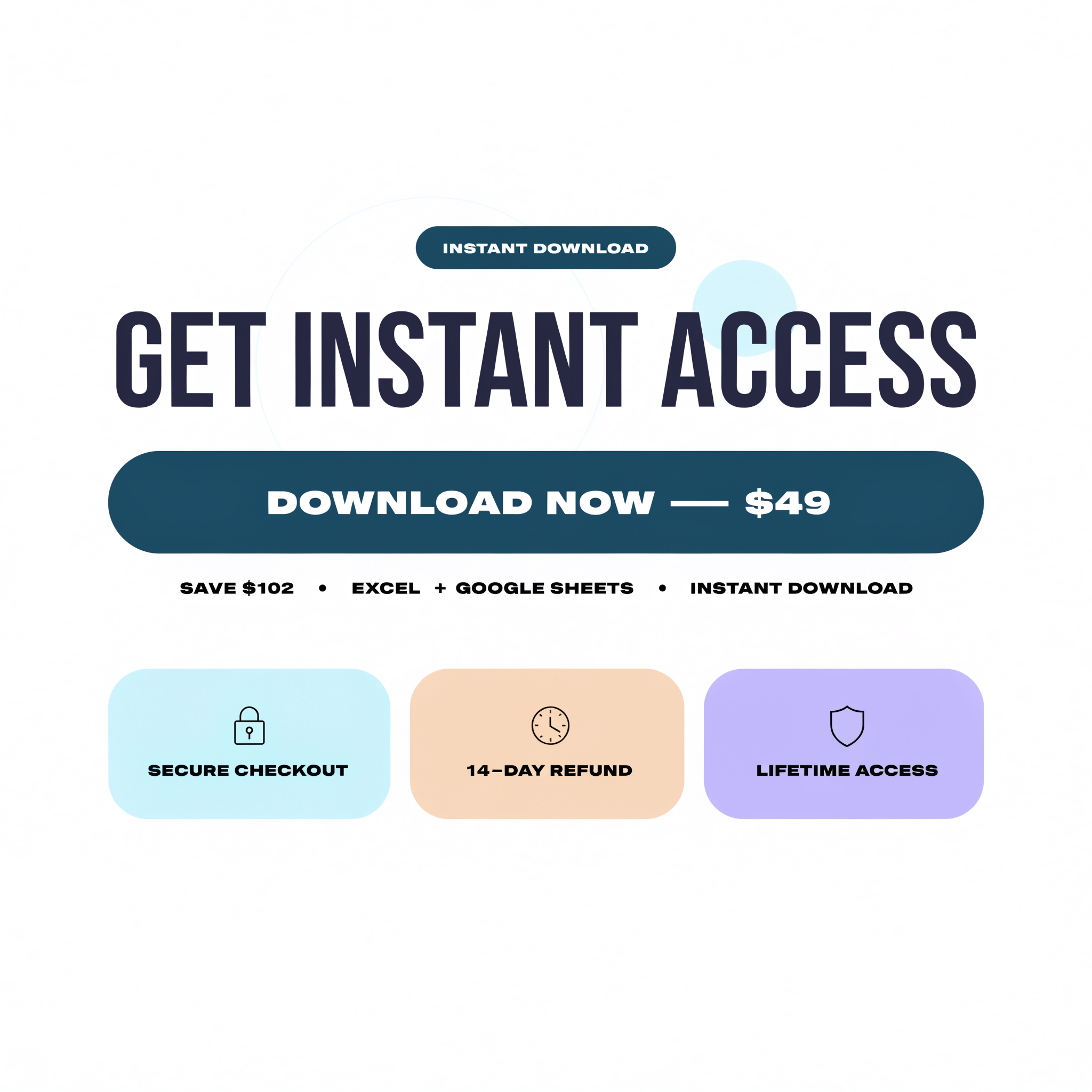 Get instant access — download now $49 with secure checkout and 14-day refund