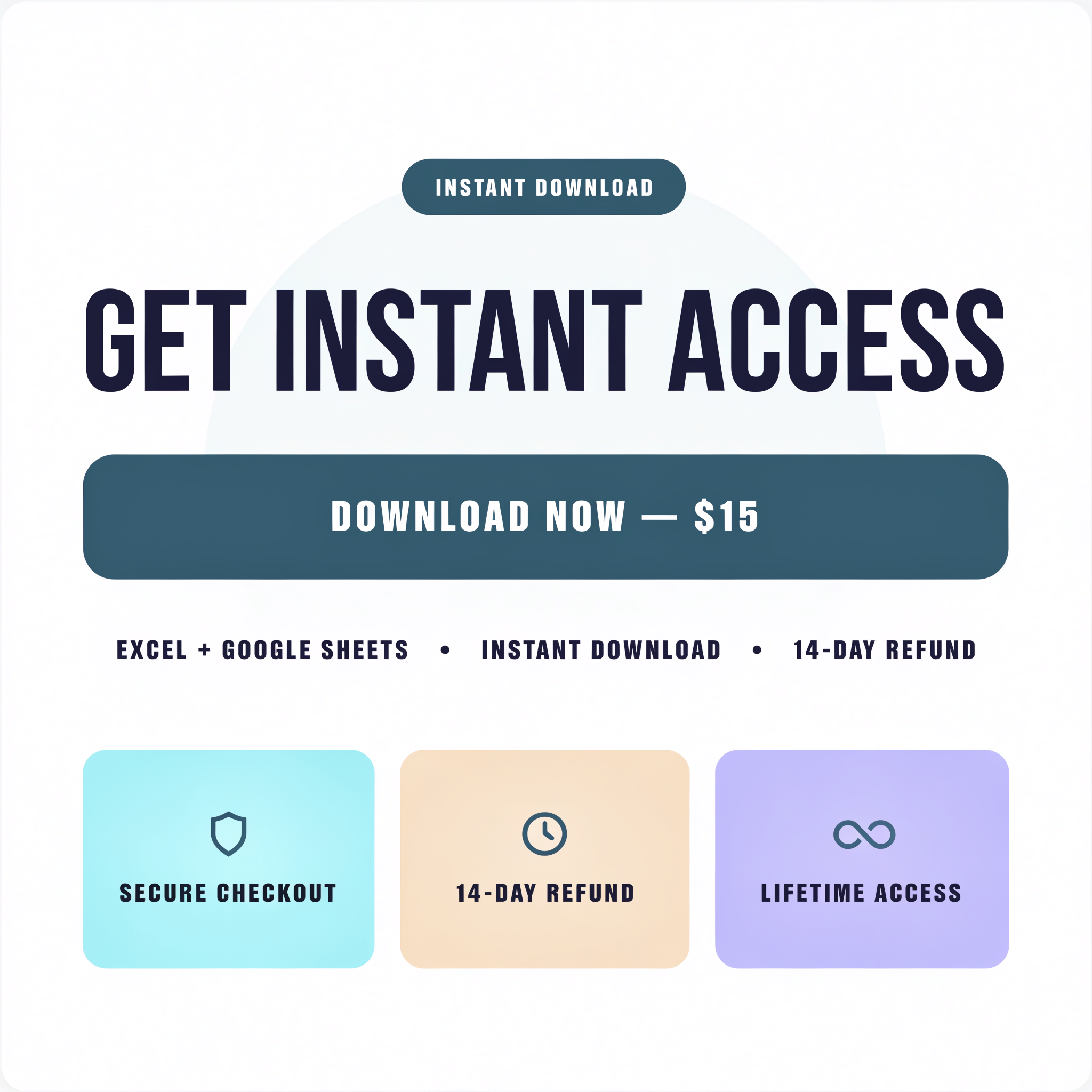 Get instant access — download Tax Estimator $15 with secure checkout and 14-day refund