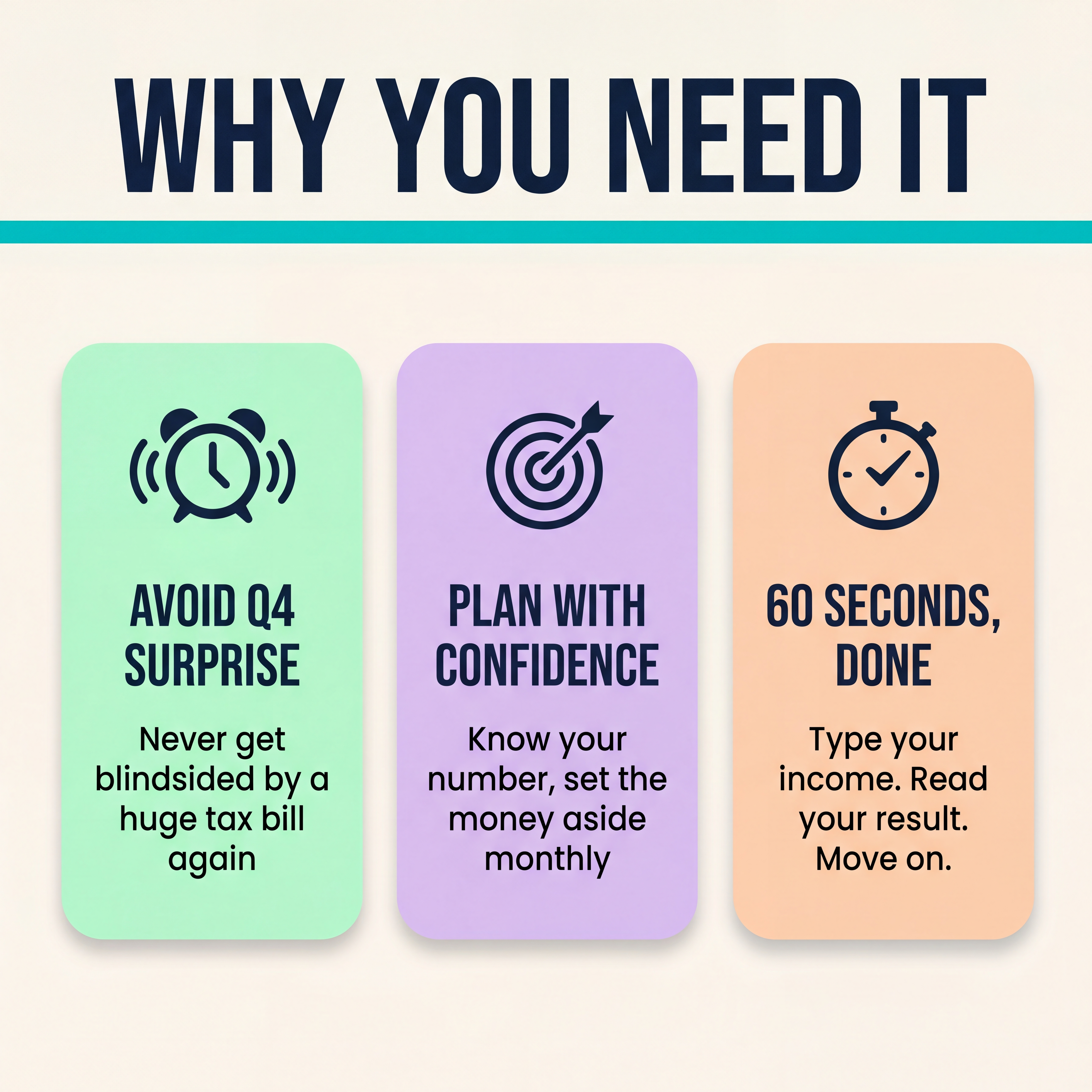 Quick Tax Estimator — why you need it
