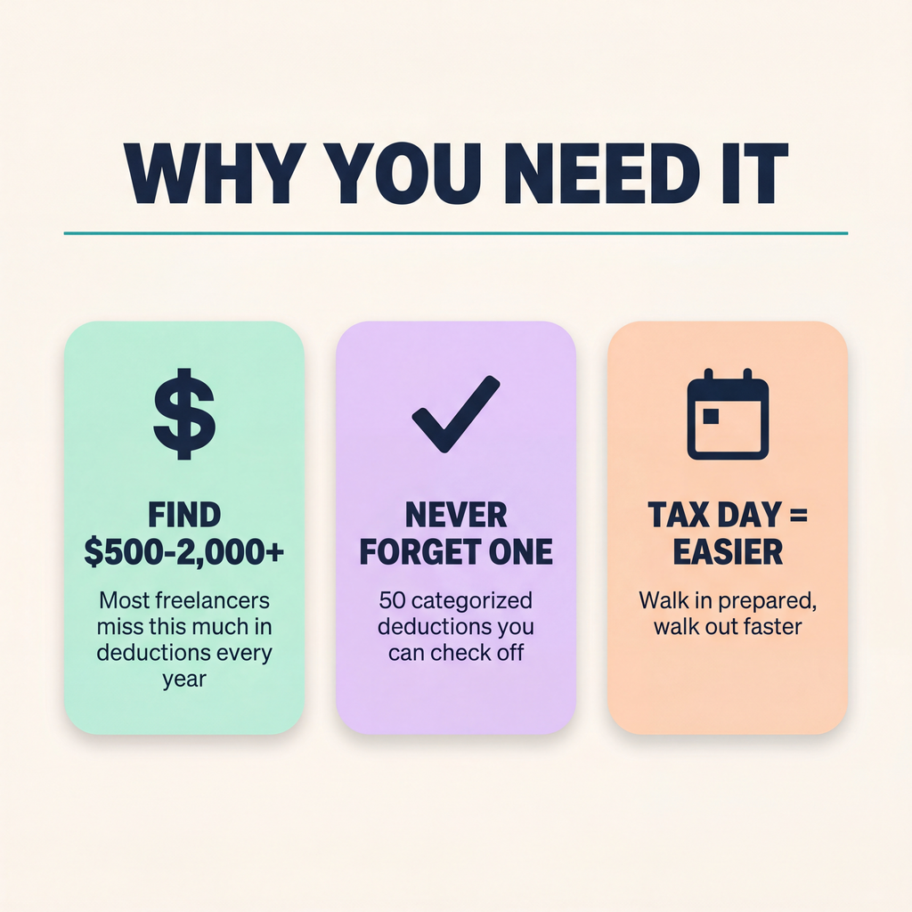 50 Tax Deductions — why you need it