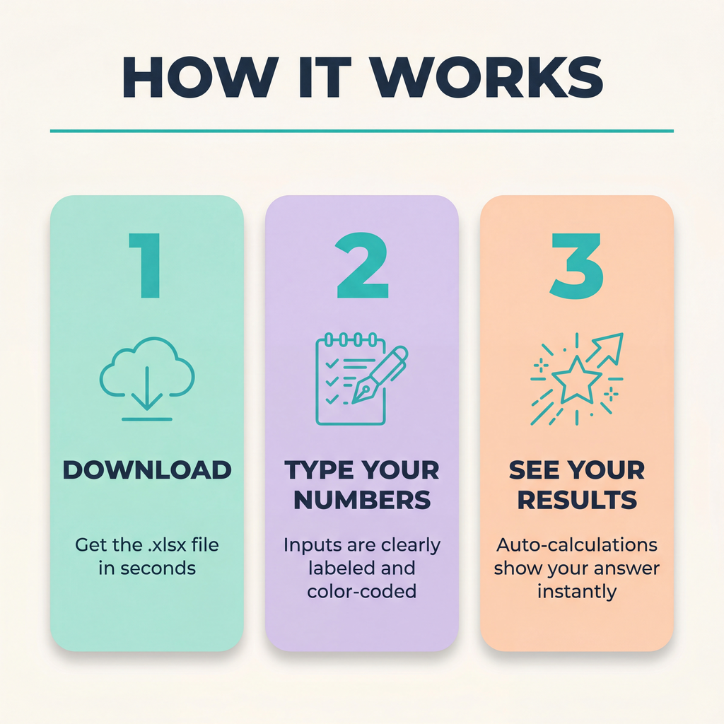 Diporusa — how it works for Excel templates