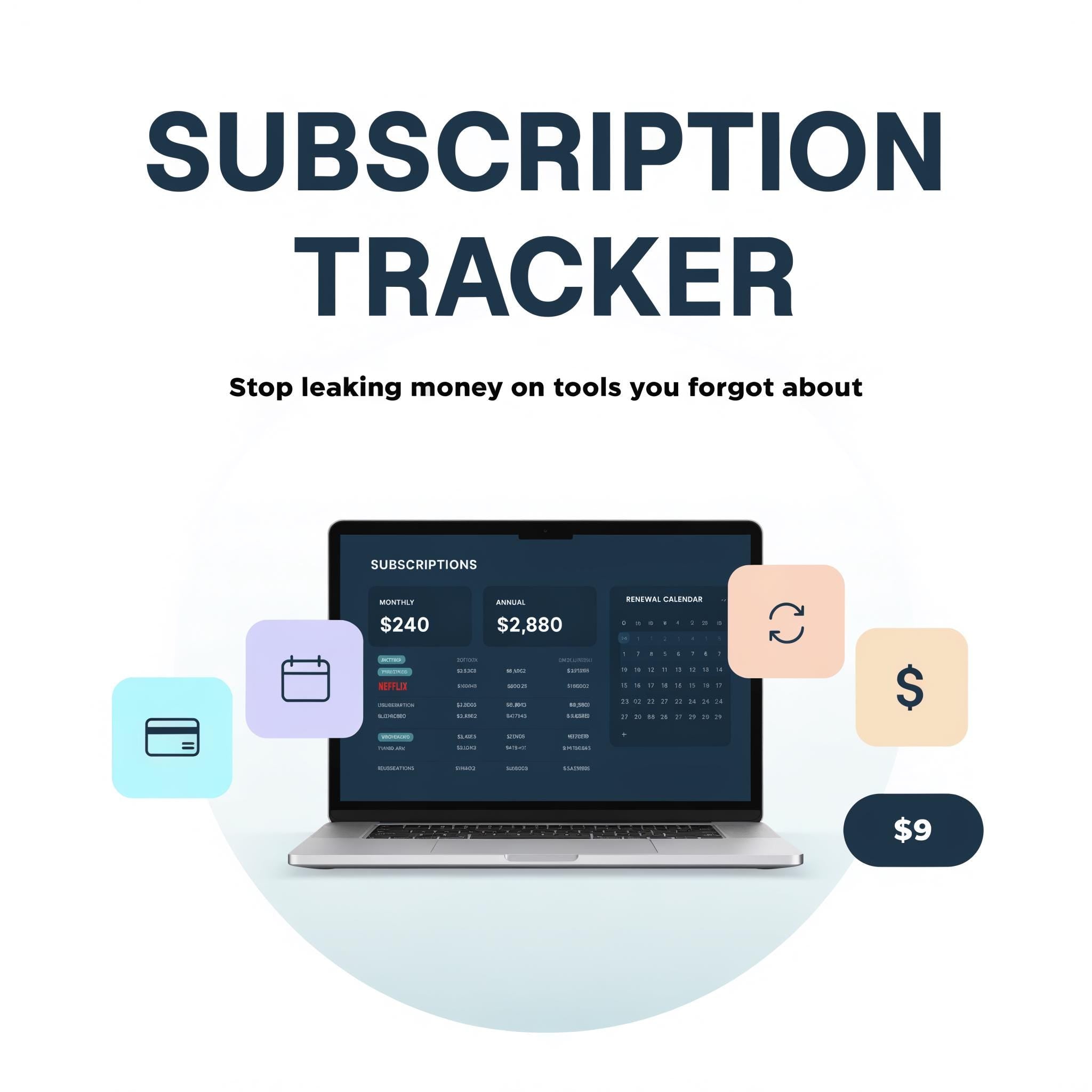 Freelancer Budget Reset Bundle | Subscription Tracker + Expense Categorizer + Income Tracker + Cash Flow Snapshot | Excel + Google Sheets