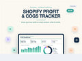Shopify Profit and COGS Tracker | Google Sheets + Excel Spreadsheet | Profit Margin, Fee & Break-Even Calculator for Small Business