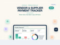 Vendor & Supplier Payment Tracker Spreadsheet | Accounts Payable Bill Tracker Excel Google Sheets | AP Aging and Due Date Template