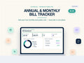 Annual & Monthly Bill Tracker | Bill Payment Spreadsheet and Calendar | Excel and Google Sheets | Bill Organizer Template | Editable