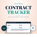 Travel Nurse Budget and Contract Tracker Spreadsheet | Compare Travel Nursing Contracts | Excel and Google Sheets | Stipend and Pay