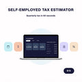 Self Employed Tax Estimator | Quarterly Tax Calculator Spreadsheet for Freelancers | 1099 Estimated Tax Tracker | Excel + Google Sheets