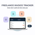 Freelance Invoice Tracker | Client Payment Spreadsheet | Invoice Template for Small Business | Excel + Google Sheets | Editable