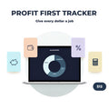 Profit First Tracker | Income Allocation Spreadsheet for Solopreneurs | Cash Flow Buckets | Excel + Google Sheets | Editable