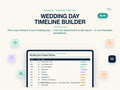Wedding Day Timeline Spreadsheet | Day-Of Schedule Excel Google Sheets | Ceremony Reception Vendor Arrival Planner | Editable