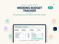 Wedding Planning Bundle | 5 Spreadsheet Templates | Budget Guest List Seating Vendor Timeline | Excel Google Sheets